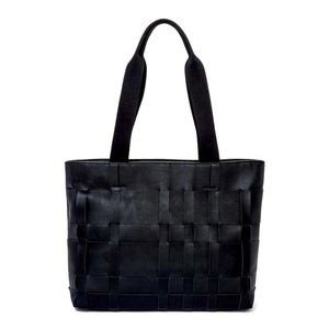 Basket Weave Tote Handbag-Universal Thread™-Black